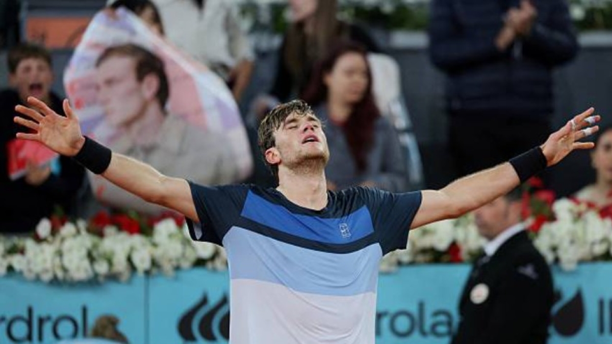 Jack Draper at the Mutua Madrid Open 2025. Photo: Getty