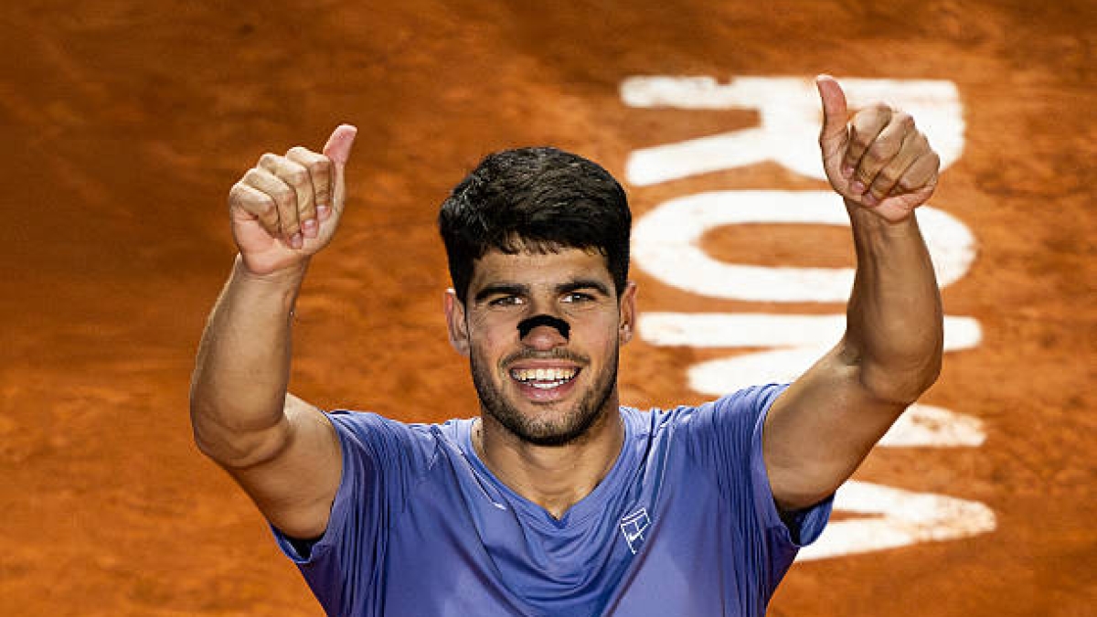 Carlos Alcaraz, comparación con Federer. Foto: gettyimages