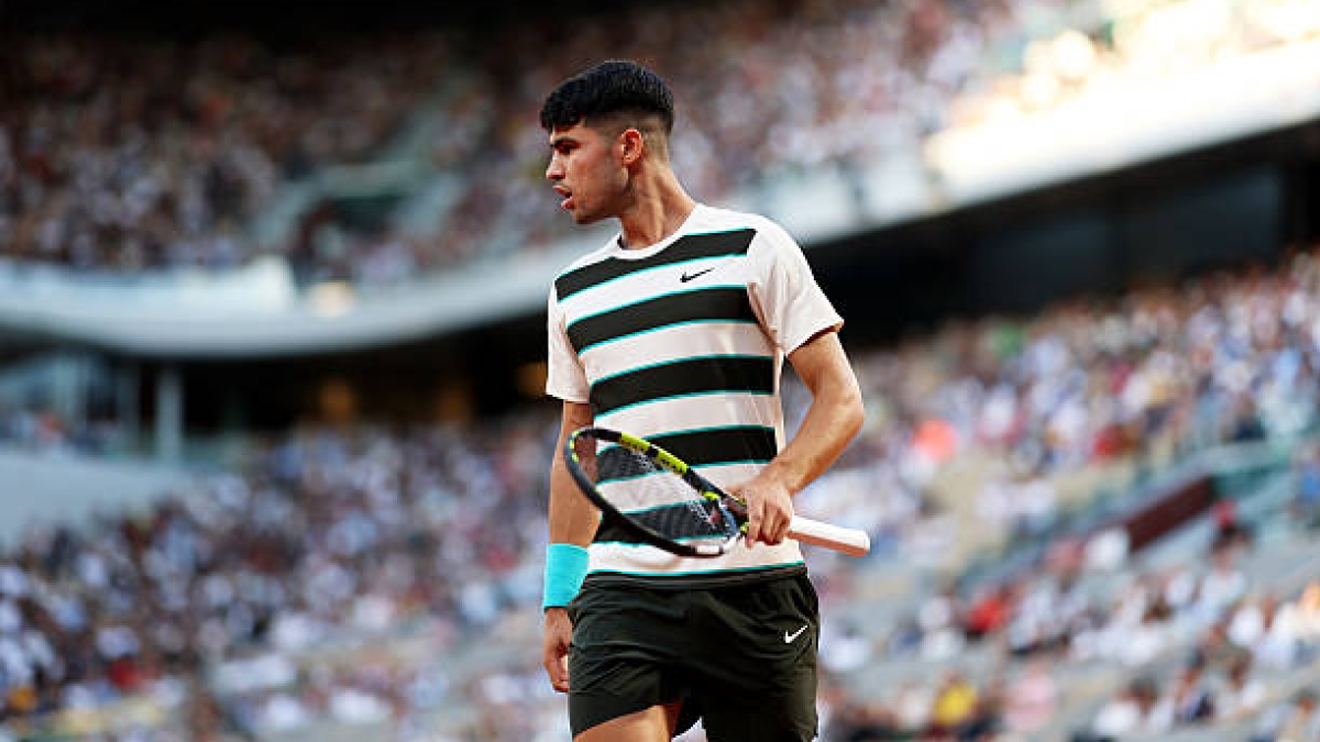 Orden de juego domingo 1 de junio en Roland Garros 2025: Alcaraz, en tercer turno. Foto: Getty