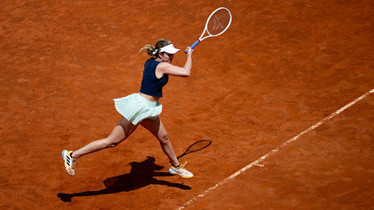Collins brilla en Roma para descifrar a una Swiatek desanimada. Foto: Getty