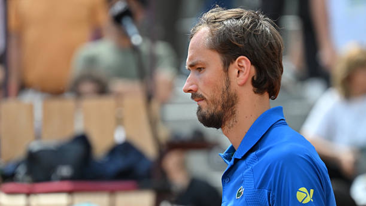 Daniil Medvedev, clay court. Photo: gettyimages.