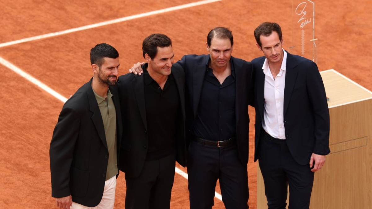 Murray's "joke" upon seeing Djokovic for the first time after their breakup. Photo: Getty