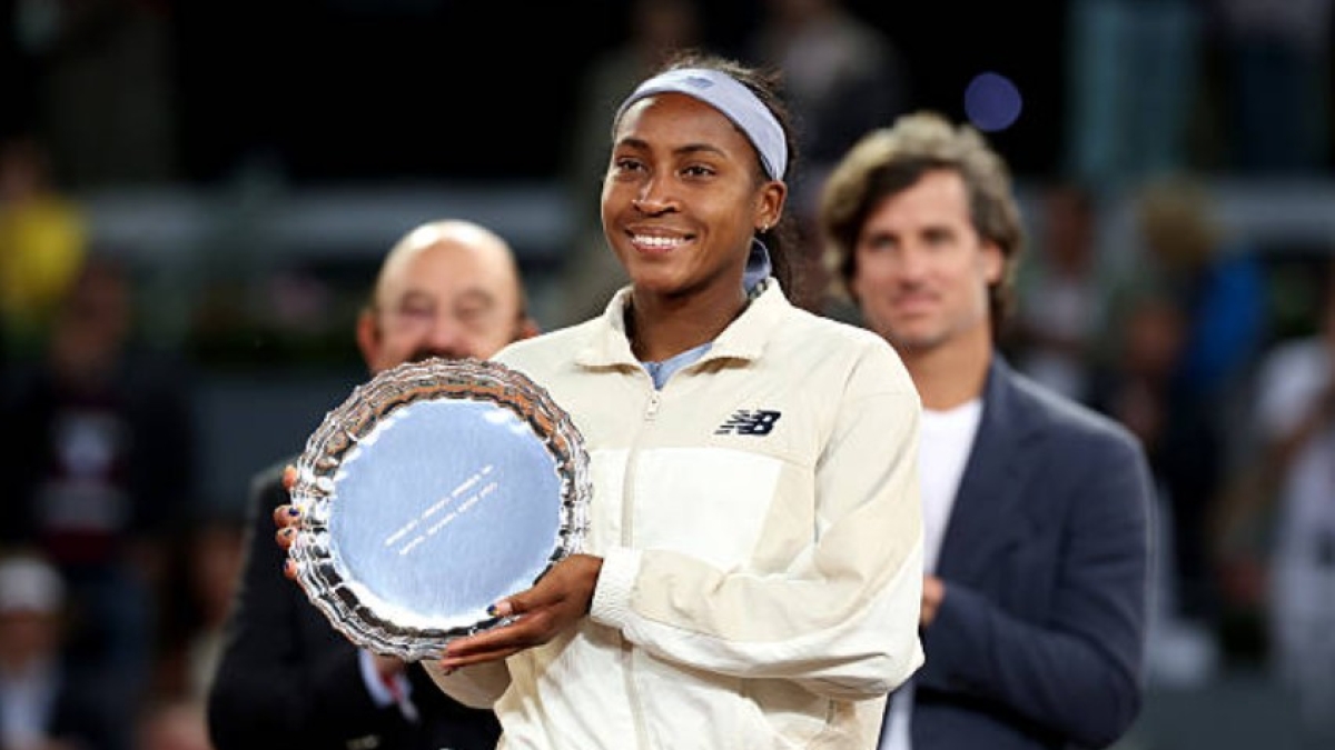 Cori Gauff en el Mutua Madrid Open 2025. Foto: Getty