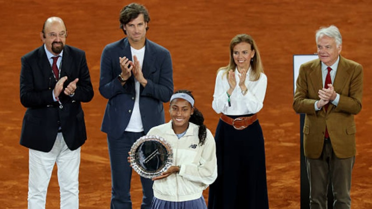 Cori Gauff en el Mutua Madrid Open 2025. Foto: Getty