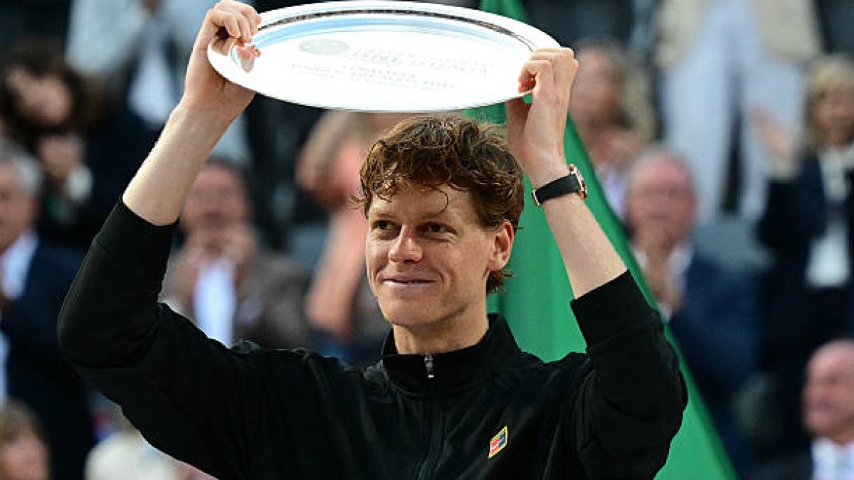 Jannik Sinner en rueda de prensa del ATP Roma 2025. Foto: Getty