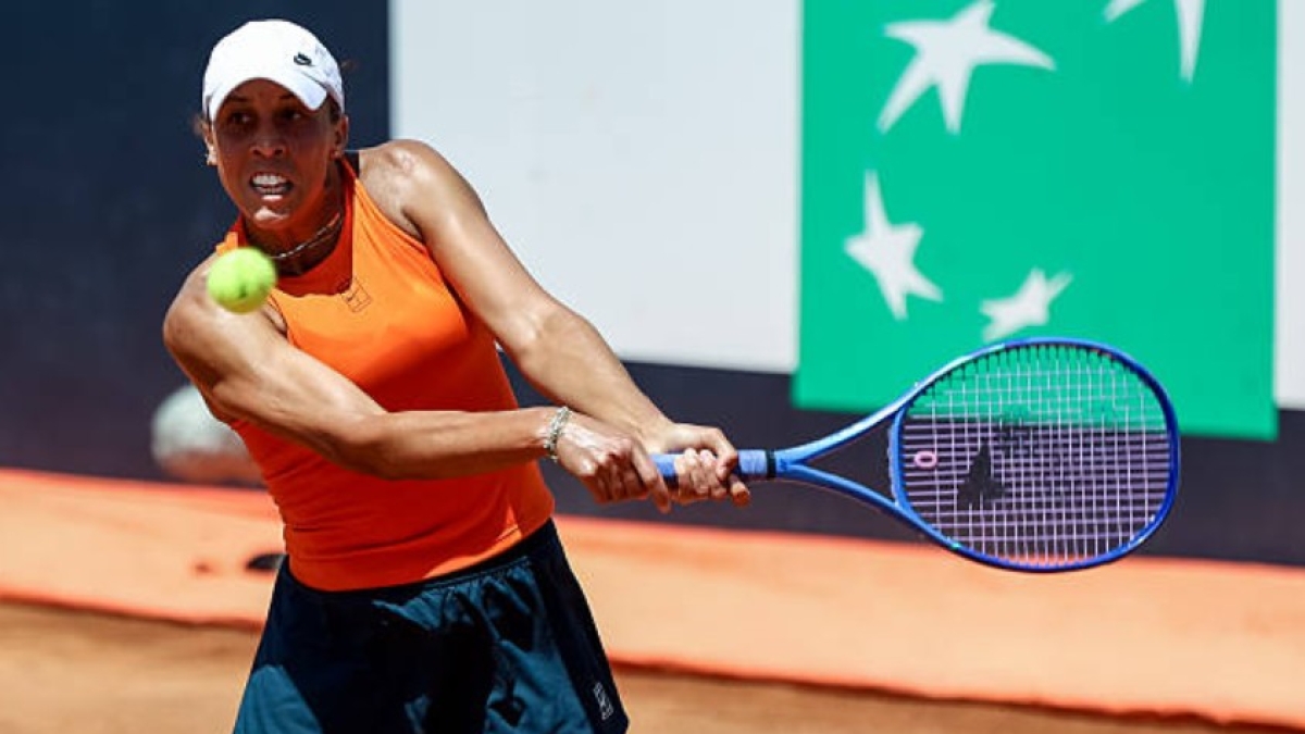 Madison Keys en el WTA Roma 2025. Foto: Getty