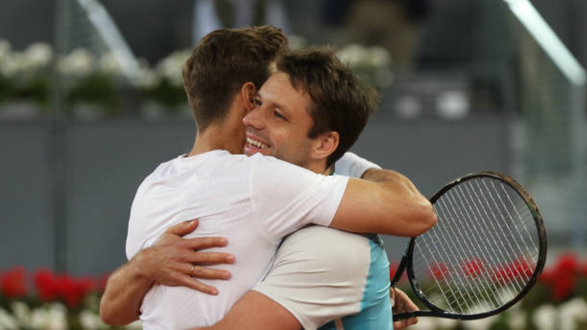 Marcel Granollers y Horacio Zeballos, en Madrid. Foto: gettyimages