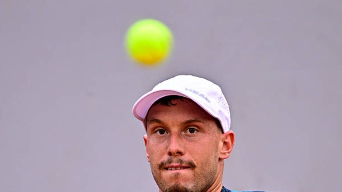 Filip Misiolic at Roland Garros 2025. Photo: Getty