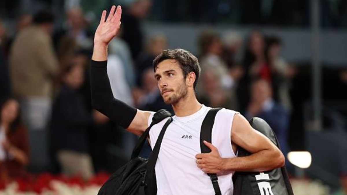 Lorenzo Musetti en el Mutua Madrid Open 2025. Foto: Getty