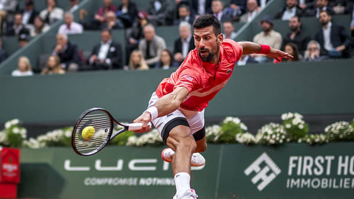 Novak Djokovic, clay court. Photo: gettyimages