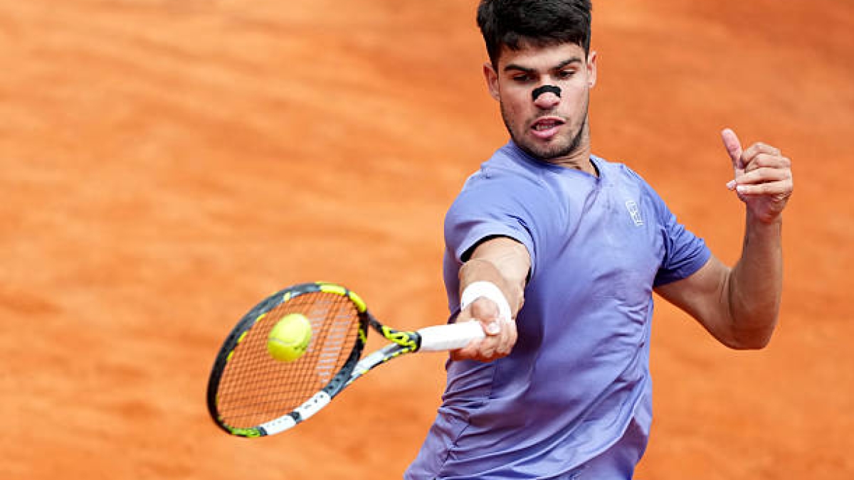 Sunday May 11 Schedule in Rome 2025: Alcaraz playing at night. Photo: Getty