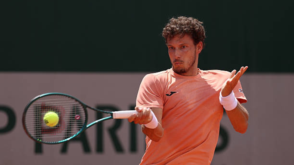 Pablo Carreño, en Roland Garros 2025. Foto: gettyimages