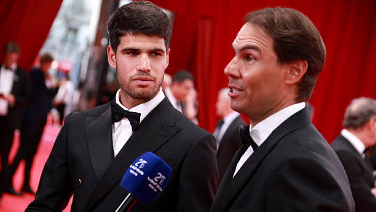 Nadal defends Alcaraz: "The documentary does not reflect the way he lives his career". Photo: Getty