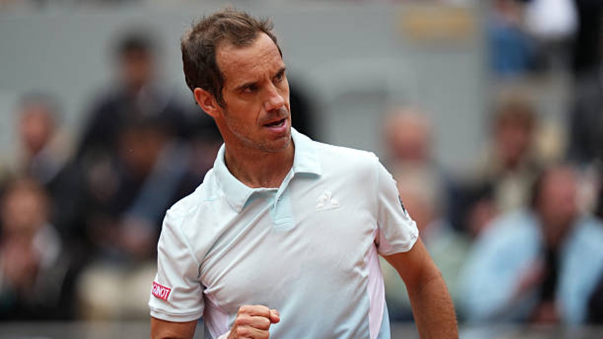 Gasquet se gana una vida extra en Roland Garros 2025. Foto: Getty