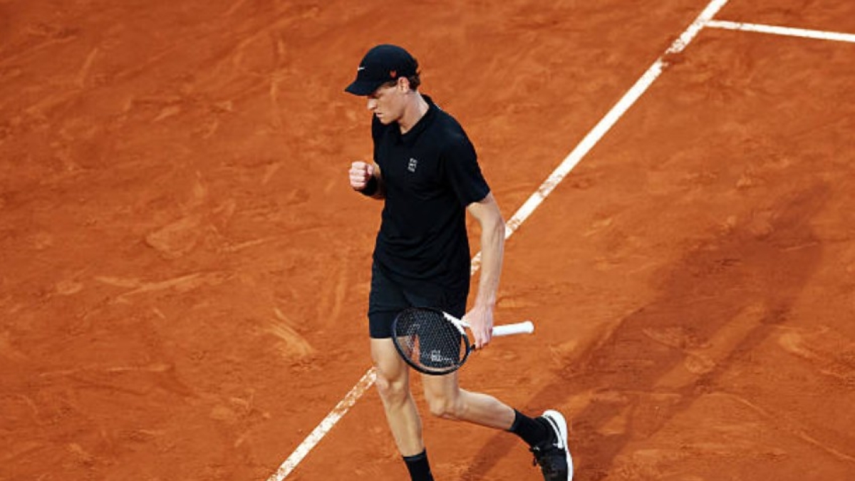 Jannik Sinner en el ATP Roma 202. Foto: Getty