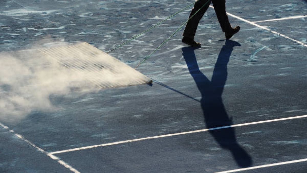 Blue clay court, SuperSlam in Madrid. Photo: gettyimages
