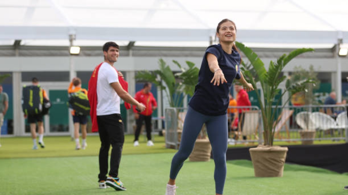 Alcaraz habla sobre su dobles con Raducanu: "Es la jefa, va a ser muy divertido". Foto: Gettyimages