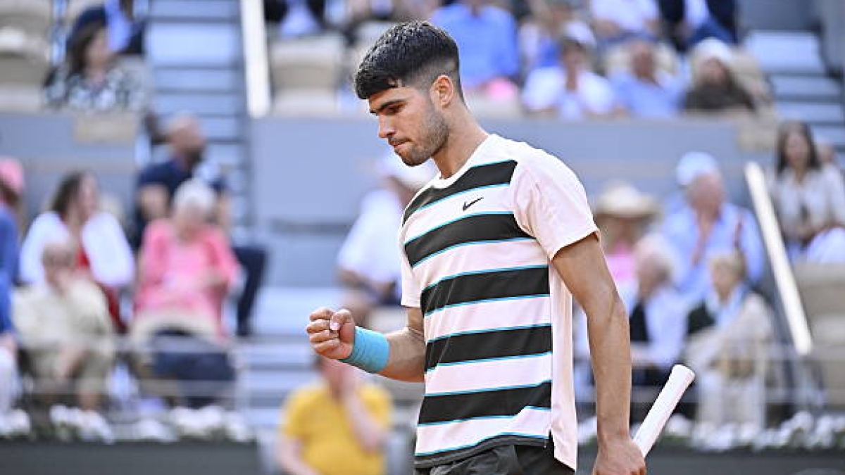 Alcaraz, tras vencer a Shelton: "He luchado contra mí mismo". Foto: Gettyimages