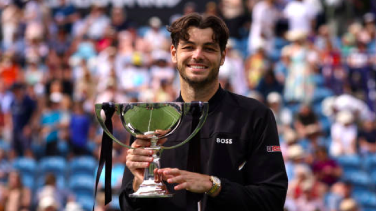 Taylor Fritz buscará su cuarta corona en Eastbourne. Fuente: Getty