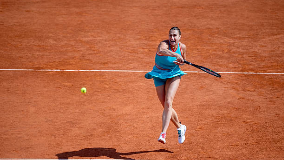 El dato que confirma el dominio de Sabalenka cuando gana el primer set. Foto: Gettyimages