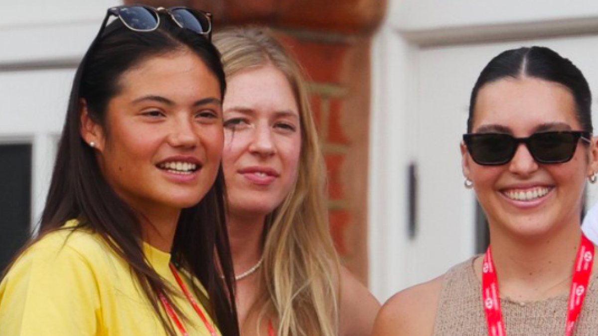 Emma Raducanu, present at Alcaraz's match at Queen's. Source: Getty