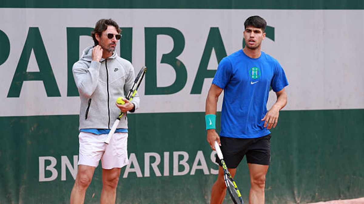 Ferrero analiza el nivel de Alcaraz en este Roland Garros: "Si está acertado, es muy difícil de parar". Foto: Gettyimages