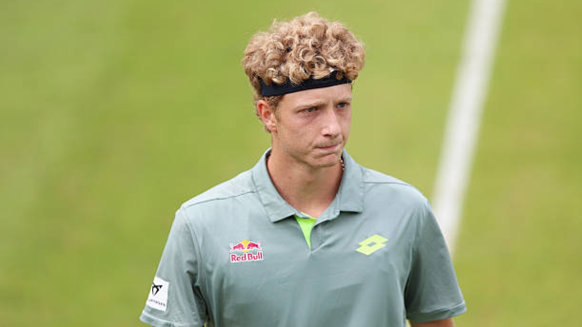 Landaluce, one step away from playing his first Wimbledon final. Photo: Getty Images