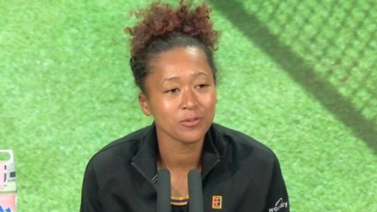 Naomi Osaka explica qué hacía Nick Kyrgios en su box. Fuente: Wimbledon
