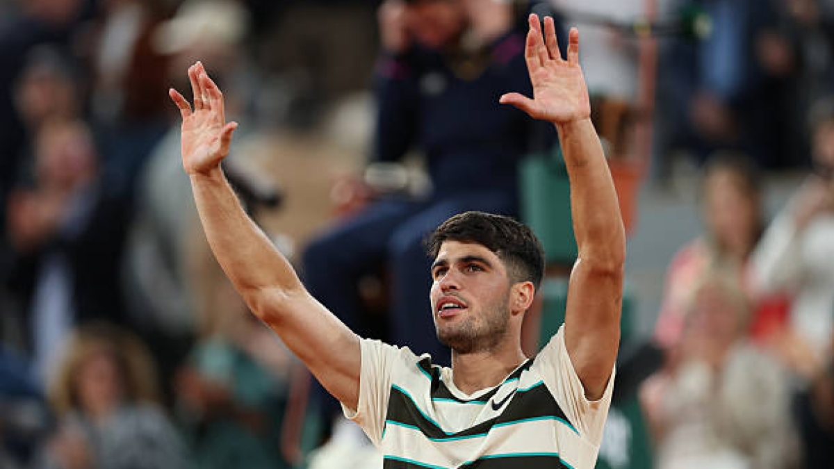 Carlos Alcaraz, datos históricos en Roland Garros. Foto: gettyimages