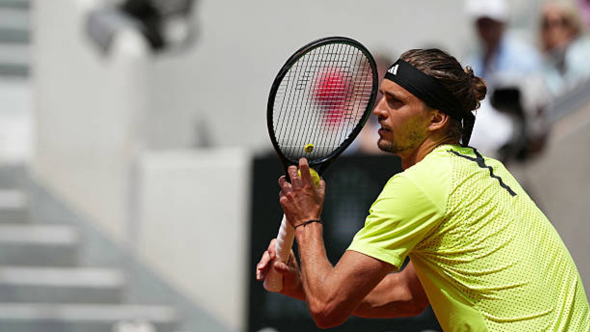 Alexander Zverev, dato en Roland Garros. Foto: gettyimages