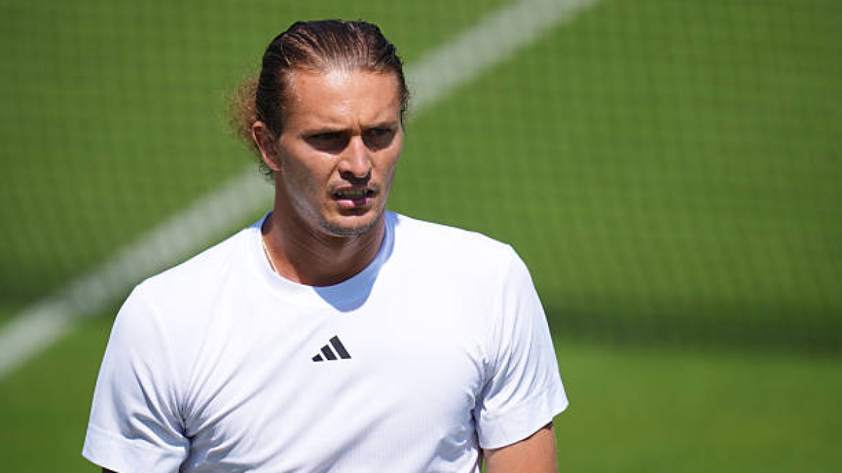Alexander Zverev en el Media Day de Wimbledon 2025. Foto: Getty