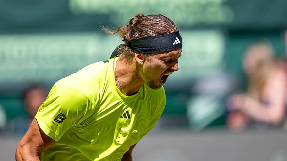 Alexander Zverev, semifinalist in Halle. Photo: gettyimages