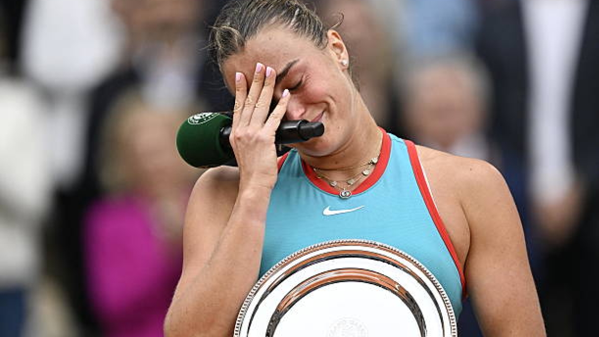 Sabalenka reveals her plans: "I have a flight reserved to Mykonos, alcohol, sugar." Photo: Getty