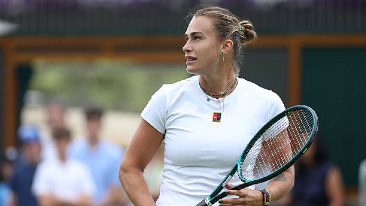 Sabalenka's curious response about her first opponent: "I know she is super pretty". Photo: Getty