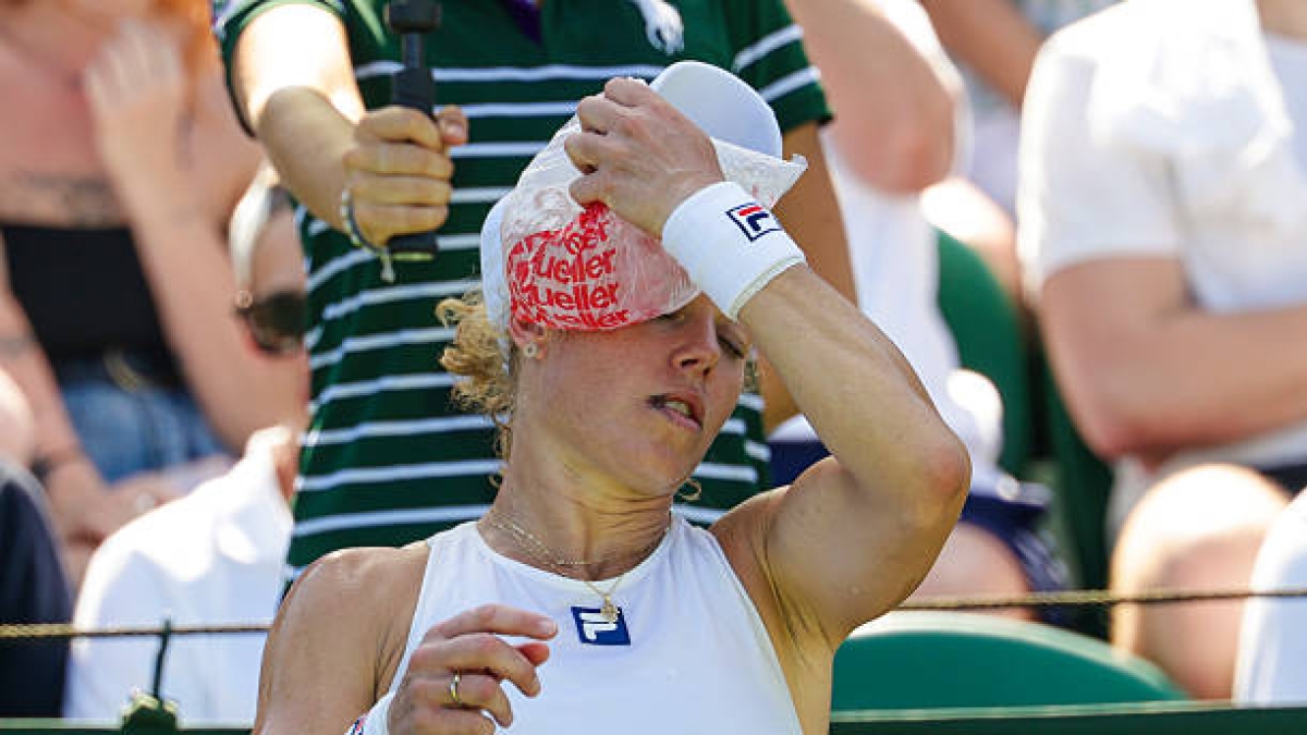 Calor en Wimbledon 2025. Foto: gettyimages