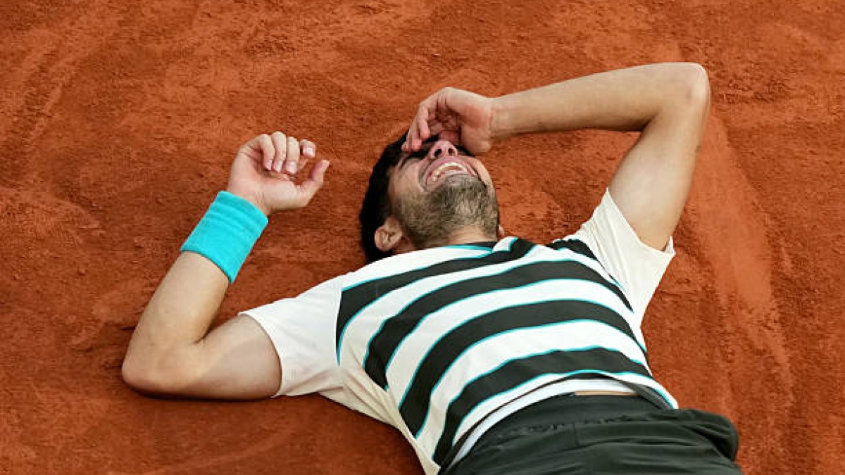 This has been Carlos Alcaraz's champion speech at Roland Garros 2025. Photo: Getty