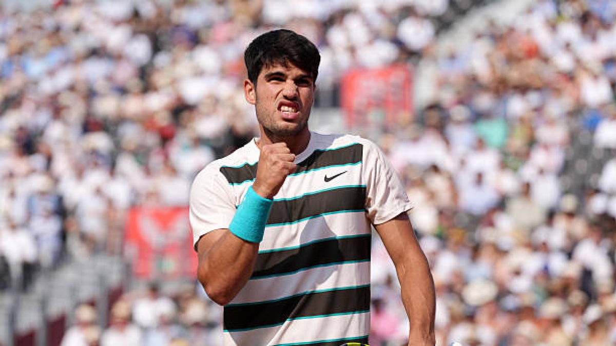 Carlos Alcaraz gana a Munar en Queens. Foto: gettyimages