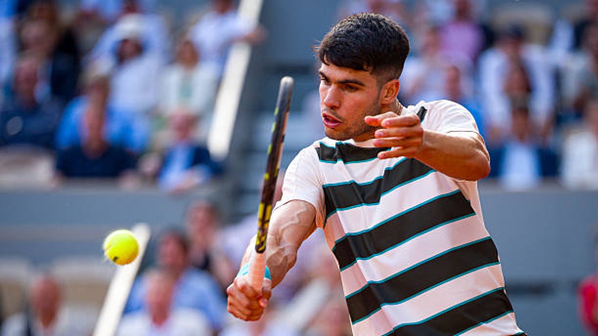 Carlos Alcaraz, horario y dónde ver ante Paul en Roland Garros 2025. Foto: gettyimages