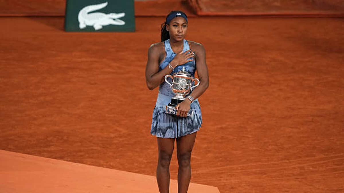 Gauff, contundente con su país: "Algunas personas no son patriotas, pero yo sí". Foto: Getty