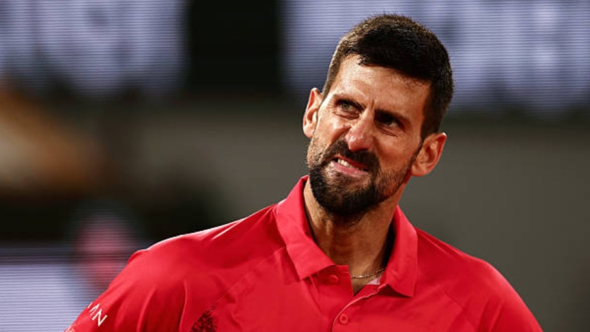 Novak Djokovic en Roland Garros 2025. Foto: Getty