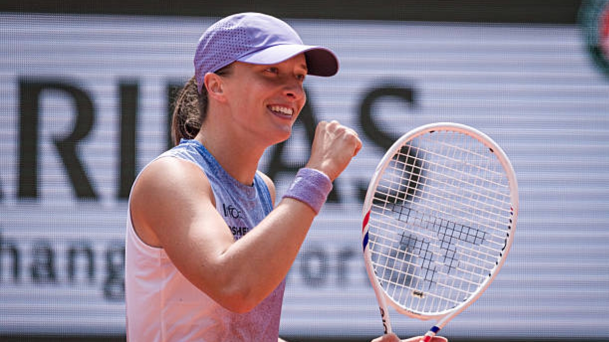 Swiatek, about her duel with Sabalenka: "You need to be at 100%". Photo: Getty