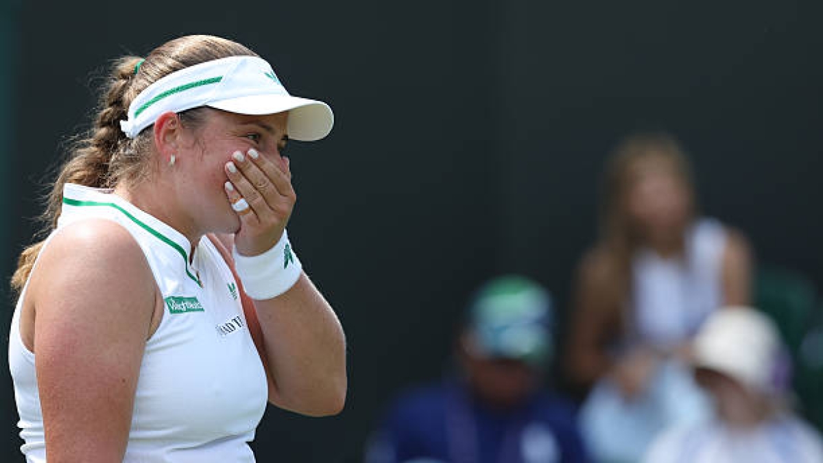 Jelena Ostapenko pierde en Wimbledon 2025. Foto: gettyimages