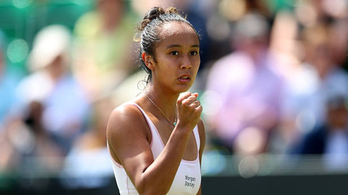 Leylah Fernandez puede con Bucsa en el WTA Nottingham 2025. Foto: Getty