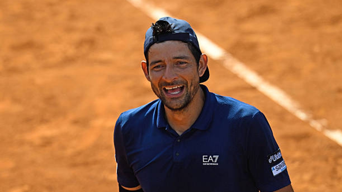 Marcelo Arévalo defiende el dobles. Foto: gettyimages