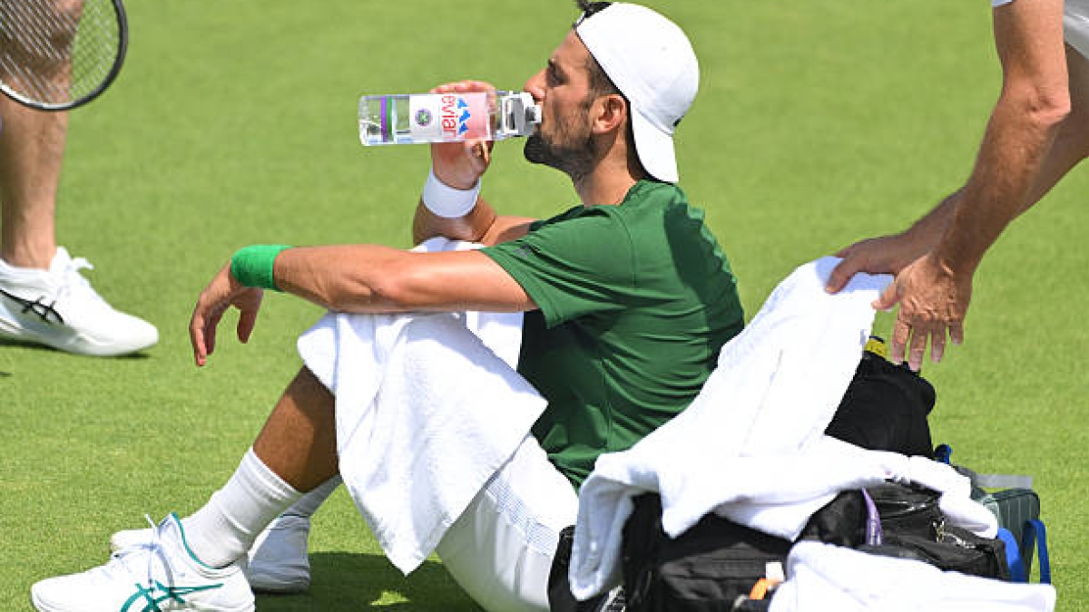 This is the work of a tennis star's coach. Photo: Getty