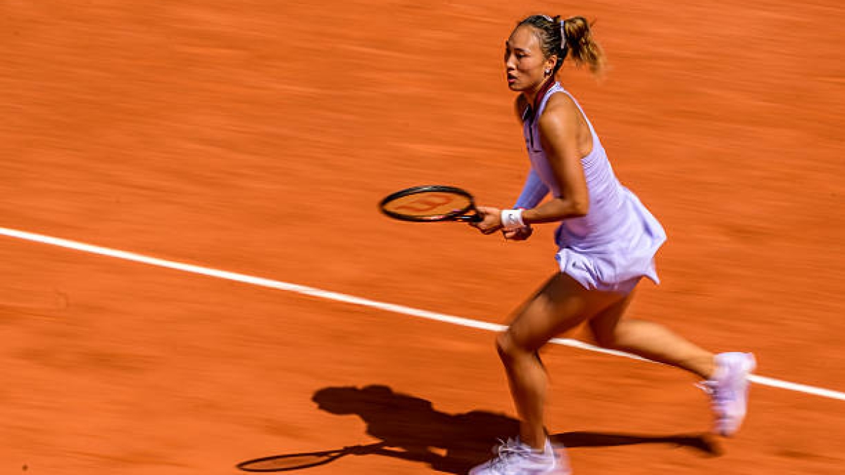 Zheng, tras perder contra Sabalenka en Roland Garros: "No he dado ni mi 70%". Foto: Getty