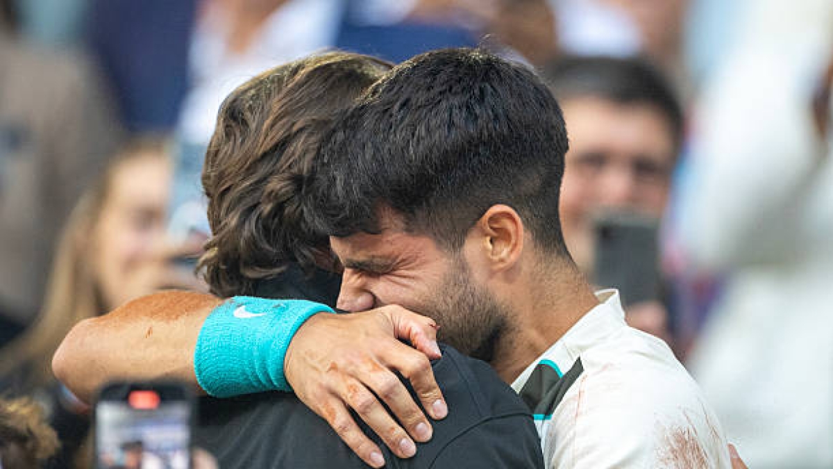 Reacción de Ferrero a fiesta de Alcaraz. Foto: gettyimages