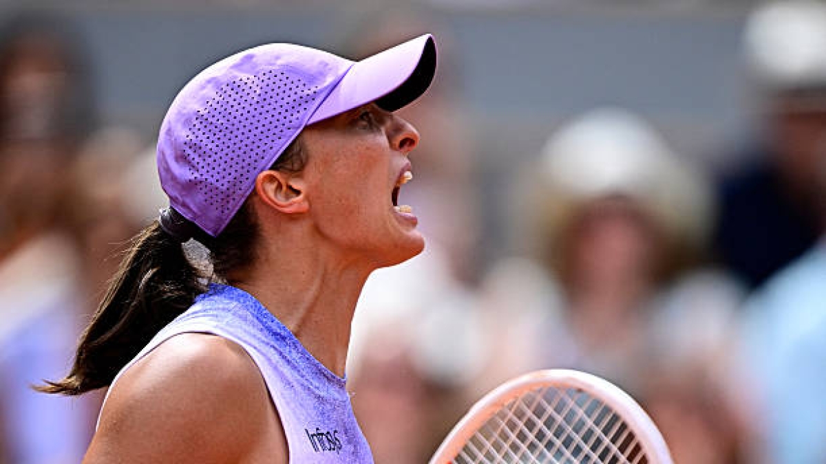 Iga Swiatek habla de Sinner. Foto: gettyimages