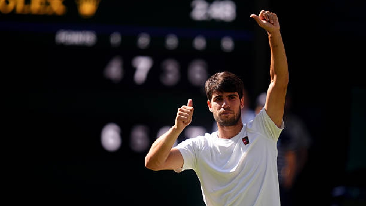 Alcaraz: "No creo que tenga ventaja mental el domingo por la final de Roland Garros". Foto: Gettyimages