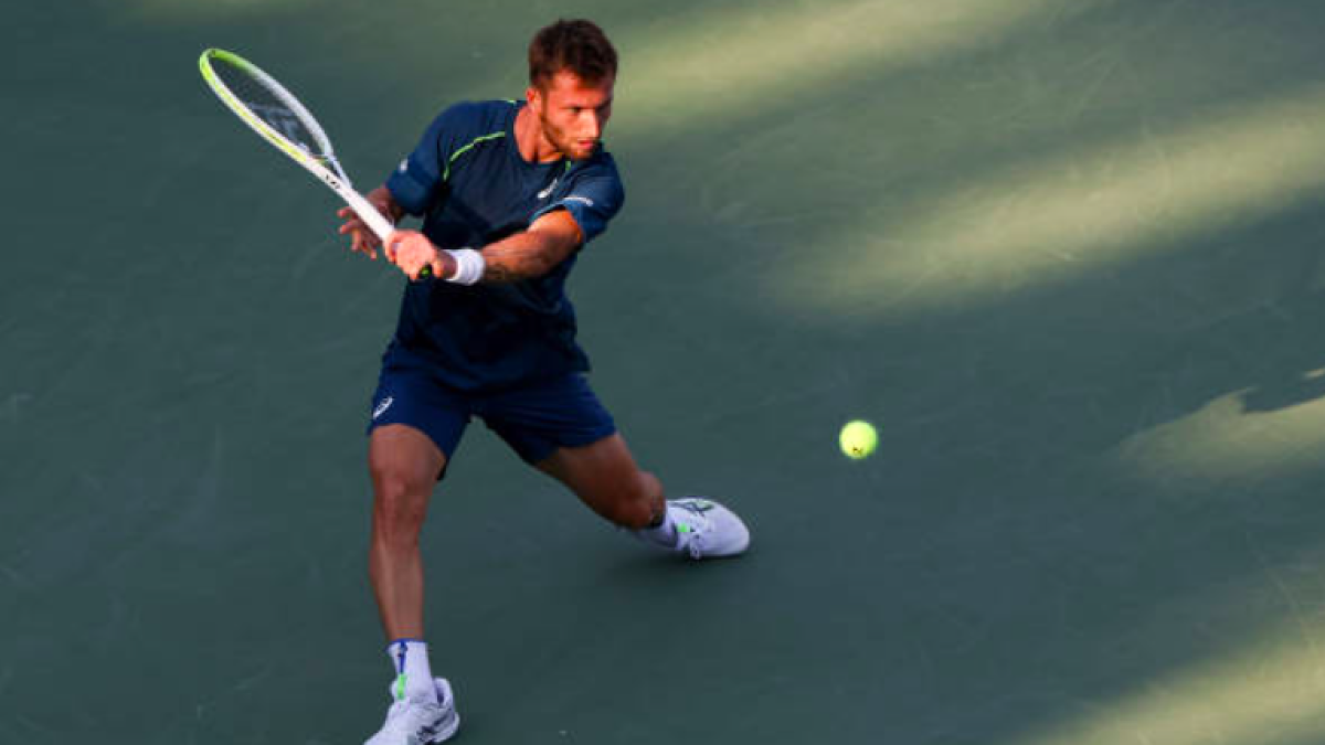Corentin Moutet debuts with victory in Washington 2025. Source: Getty